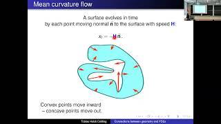 Connections between geometry and PDEs