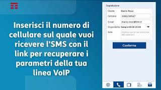 Come richiedere i parametri per configurare il servizio VoIP sul modem libero