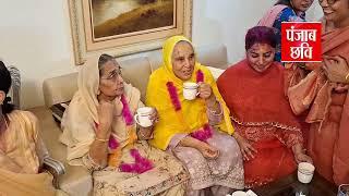 CM Bhagwant Mann mother congratulate to Dimpy Dhillon family after winning by election in gidderbaha