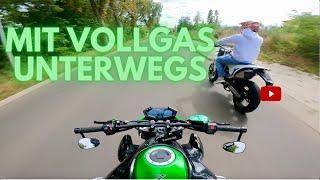 MIT VOLLGAS UNTERWEGS | Kawasaki Z800 | Husqvarna 701 | DoubleDNI