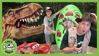 Giant Dinosaur Egg With Toys! +35 Minutes of T-Rex Ranch Videos For Kids!