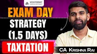 CA Inter Jan 25 | 1.5 Days Revision Plan | Taxation | CA Krishna Rai