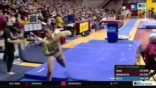 Jordan Chiles Vault Debut UCLA @ Minnesota Tri-Meet 2022 9.275