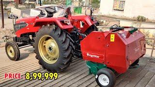 Solis 4215 43hp with Agristar baler Review||Price||specifications