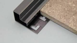 [남흥]interior trim molding titanium black tiles(타일몰딩,재료분리대,코너비드)