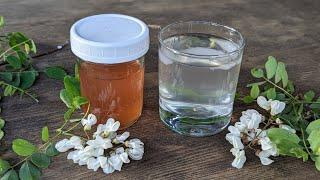 Black Locust Blossom Syrup (foraging the yard)