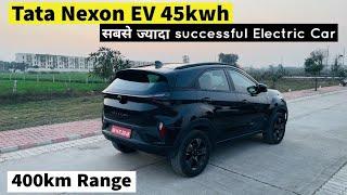 Tata Nexon EV 45kWh 2024 | Full Walkaround Review | Features, Range & Interior Details