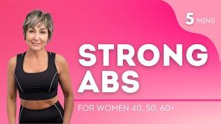 5-Min Stability Ball Abs | CHALLENGING! | For Women Over 40