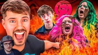 МИСТЕР БИСТ ОТВЕТИЛ РАЗОБЛАЧИТЕЛЯМ - КОНЕЦ ОТМЕНЫ MRBEAST ► слэш | Реакция