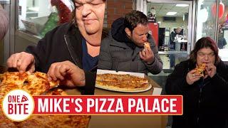 Barstool Pizza Review - Mike's Pizza Palace (Naugatuck, CT) With Special Guest Uber Debbie