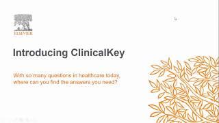 ClinicalKey Demo - Complete Video