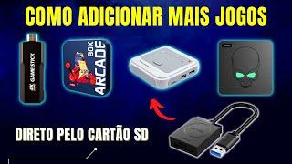 Como Adicionar Jogos no Novo Game Stick 4K GD10, Super Console X e Arcade Box  + Dicas Úteis