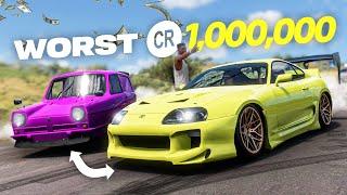 Building The WORST $1,000,000 Cars in Forza Horizon 5...