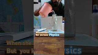 Optics Fun Experiment || Light Refraction #reflection #physics #magic #science #ytshorts #yt #water