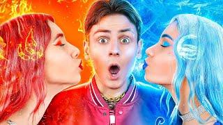 Девушка Огонь vs Девушка Вода | Две Стихии в Борьбе за Одного Парня