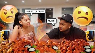 HOT WING MUKBANG W/ My Baby Mama **Gets Deep**