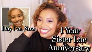 1 Year Sister Loc Update! | Fine, Thin, Soft & Low Density Hair #sisterlocjourney