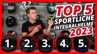 TOP 5 SPORTLICHE INTEGRALHELME 2023 - beste Aerodynamik & geringes Gewicht [AGV, Arai, Shoei, & Co.]