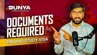 Important Documents Needed for the Finland Study Visa Application Process | Admission Open