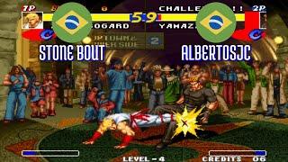 @rbff1: STONE BOUT (BR) vs ALBERTOSJC (BR) [Real Bout Fatal Fury rbff Fightcade] Sep 4