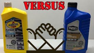 Super Tech vs Pennzoil - Search for the best synthetic oil - Bench testing (part 1)