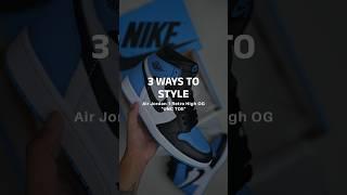 How to Style the AJ1 High OG ‘UNC Toe’: 3 Outfits #onfeet #grwm