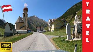 Driving in Austria 10: Venter Tal in Naturpark Ötztal | 4K 60fps