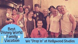 Best Disney World Family Vacation 2019 Day 3 | We "Drop In" at Hollywood Studios | Epcot at Night