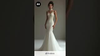 Sleek Bridal  Wedding Dress Designs  #bridalstyle #weddings #weddingdress