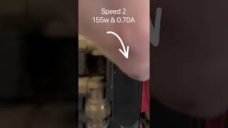 Grundfos 25-80 pump speeds #pump #grundfos #heating