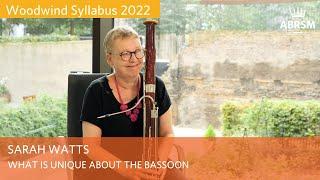 What is unique about your instrument? | Woodwind 2022 | Sarah Watts