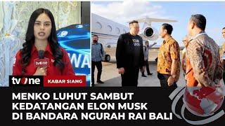 Elon Musk Tiba di Bali, Disambut Menko Luhut | Kabar Siang tvOne