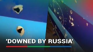 Holes in Azerbaijan Airlines wreckage; sources say Russia downed aircraft