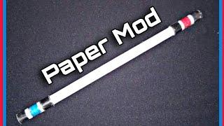 Como hacer un paper mod (pen mod de papel)