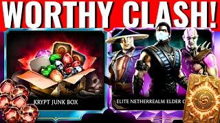 MK Mobile | Krypt Junk Pack and Elite Netherrealm Edler God Pack Opening | Worth Watching Clash...