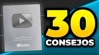 30 Consejos Para Crecer en YouTube en 10 minutos