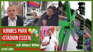 Reportage - Kirmes Park am Stadion Essen - Interview mit Albert Ritter und der Neuheit Robotix