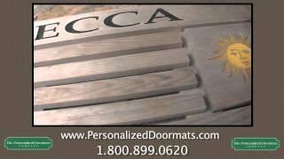 Wooden Doormat from The Personalized Doormats Company