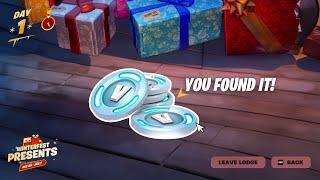 Secret PRESENTS in Fortnite Winterfest 2024!