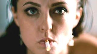 Katharine Isabelle smoking cigarette 