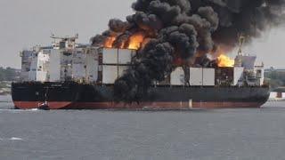 Today, 2 US cargo ships carrying 100 tons of ammunition were sunk by the Houthis in the Red Sea