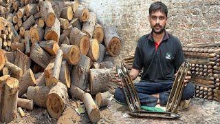 "Inside the Amazing Process of Making Wooden Shuttles for Power Looms|"Creative Woodworking Mastery|