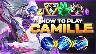 HOW TO PLAY CAMILLE SEASON 14 | BEST Build & Runes | Season 14 Camille guide | League of Legends