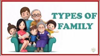 Types of Family | Types of Family for kids | Nuclear ,Joint and Big Family