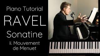 Ravel - Sonatine, 2nd movement (Mouvement de Menuet) Tutorial