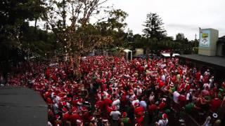 2015 Santa Claus Pub Crawl Time-lapse - North Wollongong Hotel & CMG Audio Visual