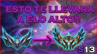 ESTO TE LLEVARA A ELO ALTO! | 5 consejos para mejorar en League of Legends (Champion Pool, Mental)