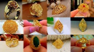 Latest 22k Gold Ladies Rings Design 2024 With Weight & Price //@gold_design_sk