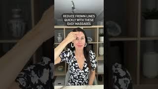 Reduce Frown Lines Quickly! #faceyoga #skincareroutine #facialexercises #frownlines