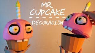 Cómo hacer a Mr Cupcake (FNAF) con cartulina - Momuscraft